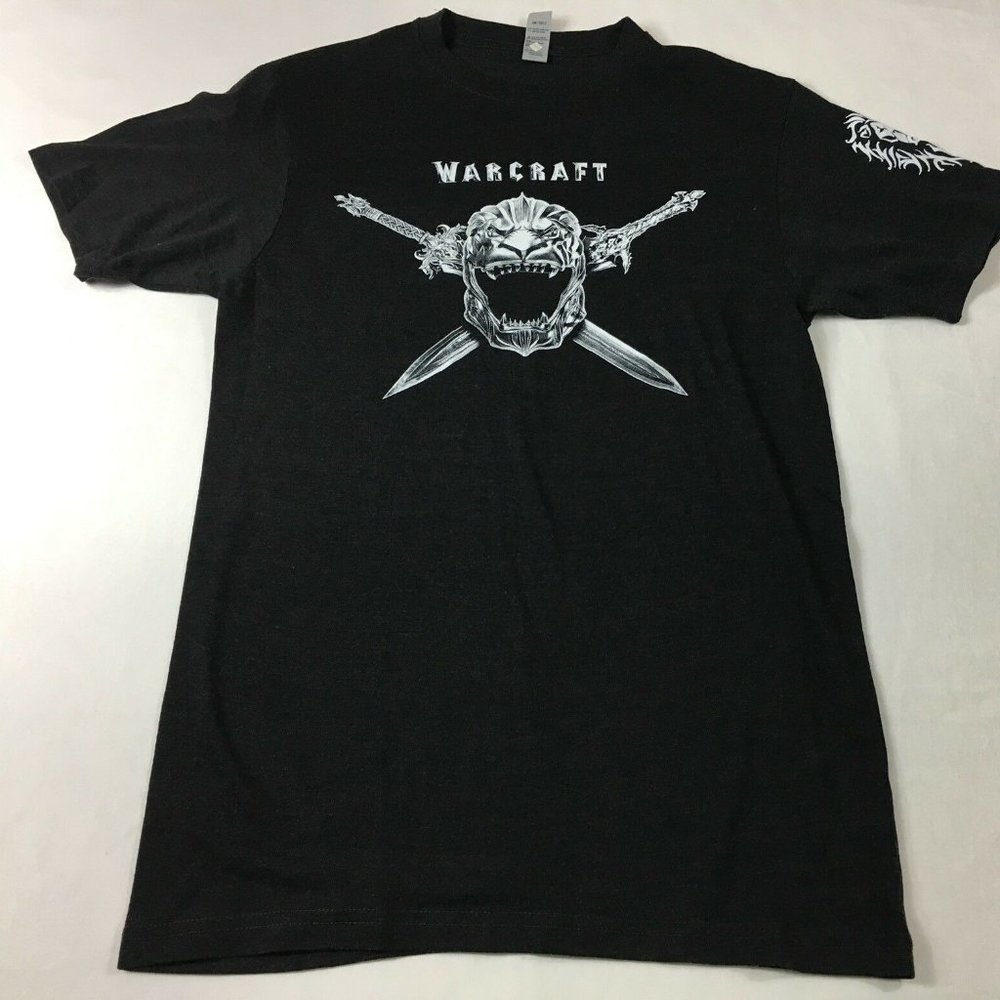 Warcraft Alliance Lion T Shirt Sz S - NWOT Black Tee